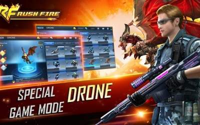 Rush Fire - World Class FPS Mobile Game [ВЗЛОМ: режим бога] скриншот 2