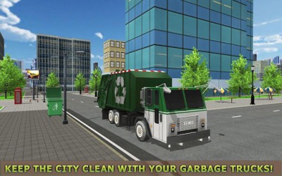 Garbage Truck Simulator PRO 2017 screenshot №4