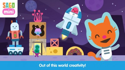 Sago Mini Space Blocks Builder screenshot №1