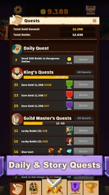 Idle Raids of the Dice Heroes screenshot №3