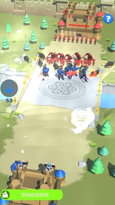 Draw Castle War screen 1