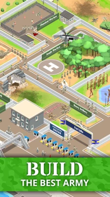 Idle Army Base screen 1