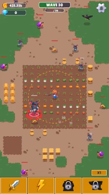 Scarecrow War : Idle Defense screen 3