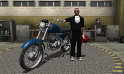Русский мото гонщик 3D screenshot №3