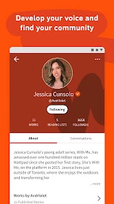 Wattpad screen 5