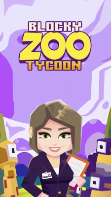 Blocky Zoo Tycoon - Idle Click screenshot №2