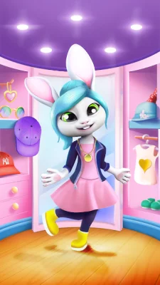 Bu Кролик Игра питомцы уход screenshot №6