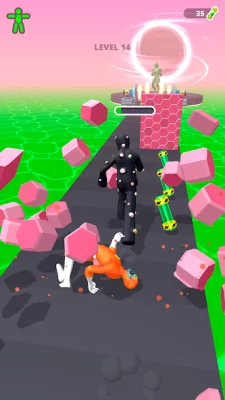 Monsters Lab Freaky Running screen 3