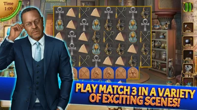 Relic Match 3: Mystery Society screenshot №3