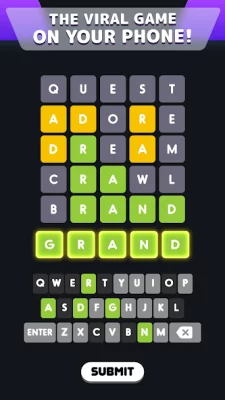 Wordle! screen 1